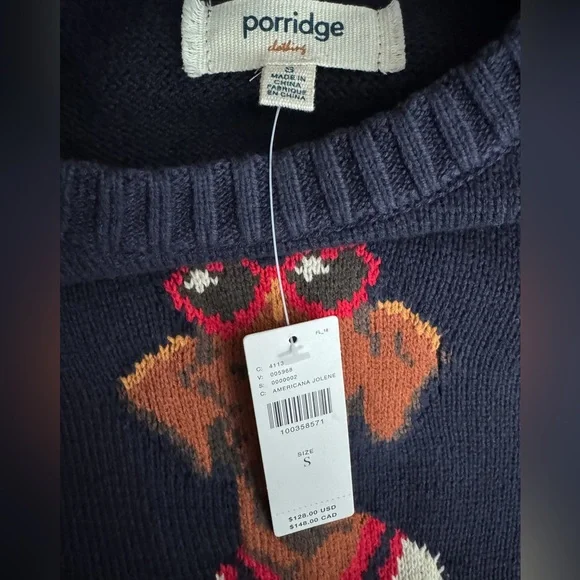 Anthropologie Porridge Dog Jolene Pullover Sweater Small runs large - Picture 9 of 11